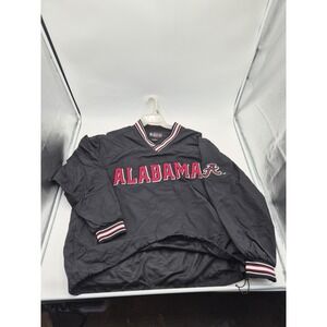 Alabama Xl Creation Of Demand Usa Collection 100%nylon Pull Over Black Red